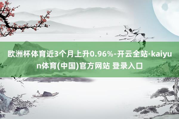 欧洲杯体育近3个月上升0.96%-开云全站·kaiyun体育(中国)官方网站 登录入口